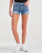 7 For All Mankind Cut Off Short With Long Frayed Hem In Desert Oasis