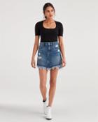 7 For All Mankind Women's Mini Skirt With Destroy In Montreal