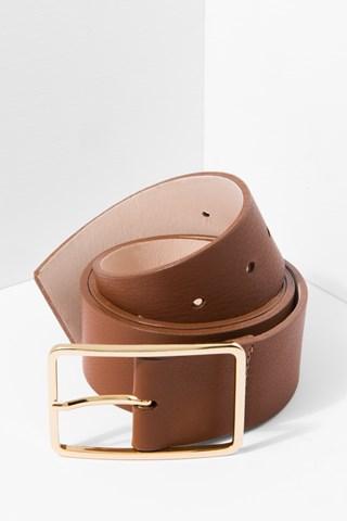 7 For All Mankind B-low The Belt Milla Belt In Brandy And Gold