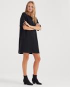 7 For All Mankind Large Pocket Dress In Black