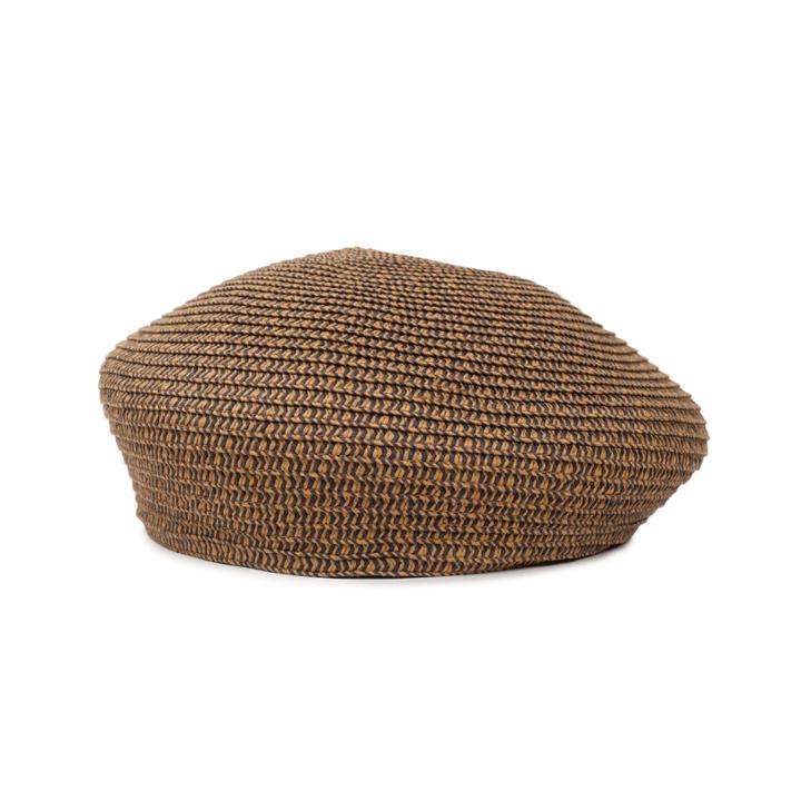 7 For All Mankind Brixton Audrey Straw Hat In Copper Navy