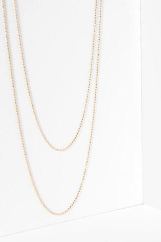 7 For All Mankind Camille Necklace In Gold