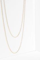7 For All Mankind Camille Necklace In Gold