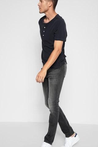 7 For All Mankind Airweft Denim The Paxtyn Skinny With Clean Pocket In Halide Grey