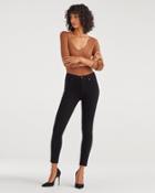 7 For All Mankind Women's High Waist Ankle Skinny In Black
