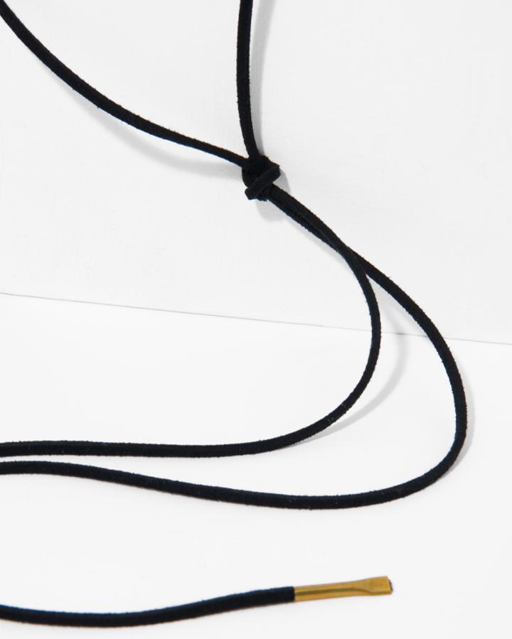 7 For All Mankind Five And Two Mason Lariat In Black