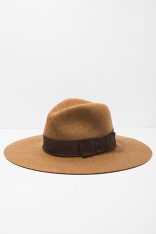 7 For All Mankind Brixton Piper Hat In Heather Coffee