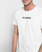 7 For All Mankind Men's Short Sleeve All Kinds Tee In White