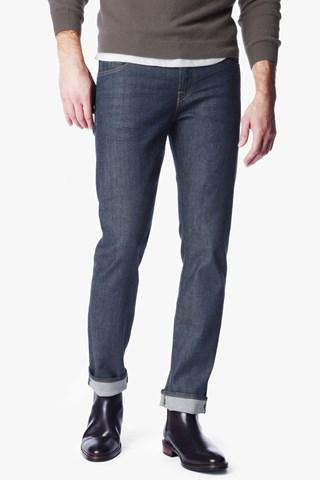 7 For All Mankind Stretch Selvedge Slimmy Slim Straight With Split Seam Pocket In Vertigo