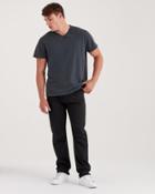 7 For All Mankind Men's Luxe Performance The Straight In Annex Black