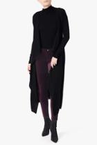 7 For All Mankind Cashmere Duster Cardigan In Black