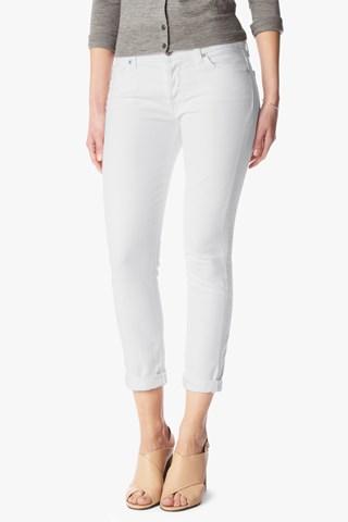 7 For All Mankind Josefina Boyfriend In Clean White