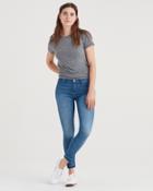 7 For All Mankind The Ankle Skinny With Extreme Fray Hem In Heritage Artwalk