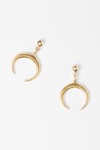 7 For All Mankind Montana Earrings In Gold