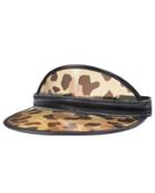 7 For All Mankind Brixton Monroe Visor In Leopard