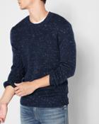 7 For All Mankind Men's Nep Crewneck Sweater In Navy