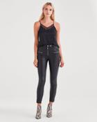 7 For All Mankind Biker Pant In Black