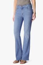 7 For All Mankind Tailorless Iconic Bootcut In Palisades Blue (short Inseam)