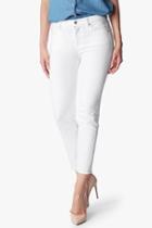 7 For All Mankind Kimmie Crop In Clean White