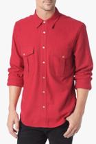 7 For All Mankind Worker Shirt In Red