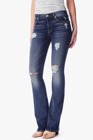 7 For All Mankind Bootcut With Destroy In Crete Island
