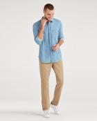 7 For All Mankind Men's Go To Chino In Khaki