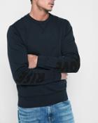 7 For All Mankind Men's Rise Above Crewneck Sweatshirt In Navy