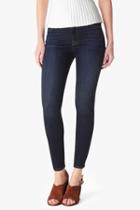 7 For All Mankind Slim Illusion Mid Rise Ankle Skinny In Tried & True Blue