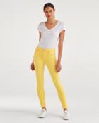 7 For All Mankind Women's High Waist Ankle Skinny In Dandelion
