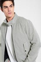 7 For All Mankind Herrington Jacket In Navy And White
