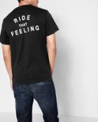 7 For All Mankind Men's Short Sleeve Ride That Feeling Tee In Black