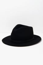 7 For All Mankind Lana Fedora In Black