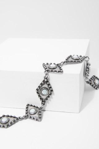 7 For All Mankind The 2 Bandits Wild Eyes Choker In Silver