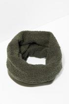 7 For All Mankind Poodle Tube Scarf In Army