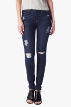 7 For All Mankind The Skinny In Nouveau New York Dark Destroyed