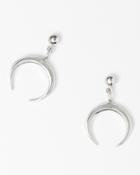 7 For All Mankind Five And Two Montana Earrings In Silver