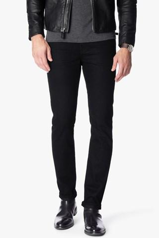7 For All Mankind Foolproof Denimthe Slimmy Slim Straight In Towne Black
