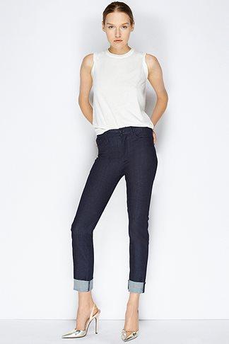 Giambattista Valli X 7 For All Mankind: High Waist Straight In Rinse