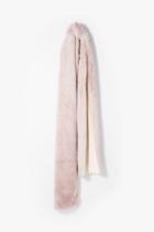 7 For All Mankind Donnie Faux Fur Scarf In Cream