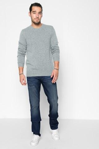 7 For All Mankind Luxe Sport The Straight With Clean Pocket In Remote