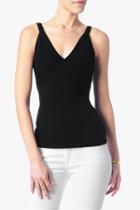 7 For All Mankind Deep V Neck Sweater Tank