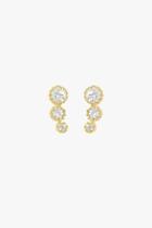 7 For All Mankind Tai Drop Earrings In Gold