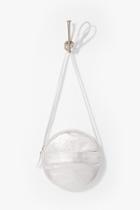 7 For All Mankind Baggu New Circle Purse In Silver