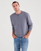 7 For All Mankind Vintage Washed Crewneck In Charcoal