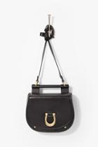 7 For All Mankind Sancia Babylon Bar Bag With Buckle In Black