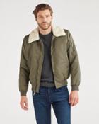 7 For All Mankind Men's Military Bomber In Army