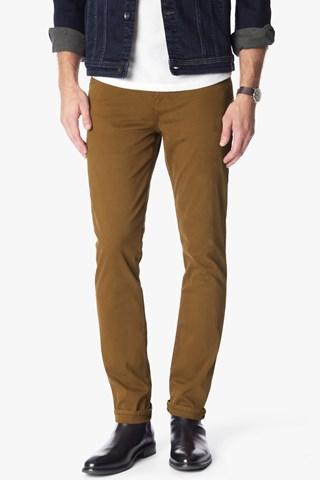 7 For All Mankind Luxe Performance Sateen The Straight In Hazelnut