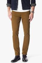 7 For All Mankind Luxe Performance Sateen The Straight In Hazelnut