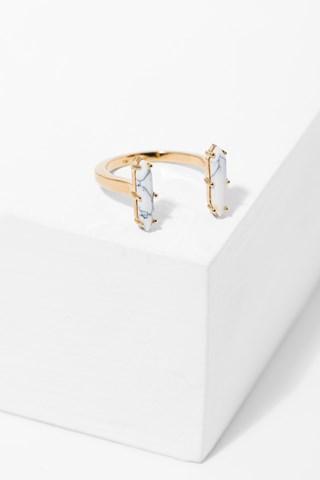 7 For All Mankind Athena Cuff Ring In Gold