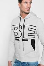 7 For All Mankind Be On Pullover Hoodie Sweatshirt In Heather Grey